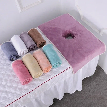 Drap de Table de Massage en Velours corail  – Confort & Hygiène