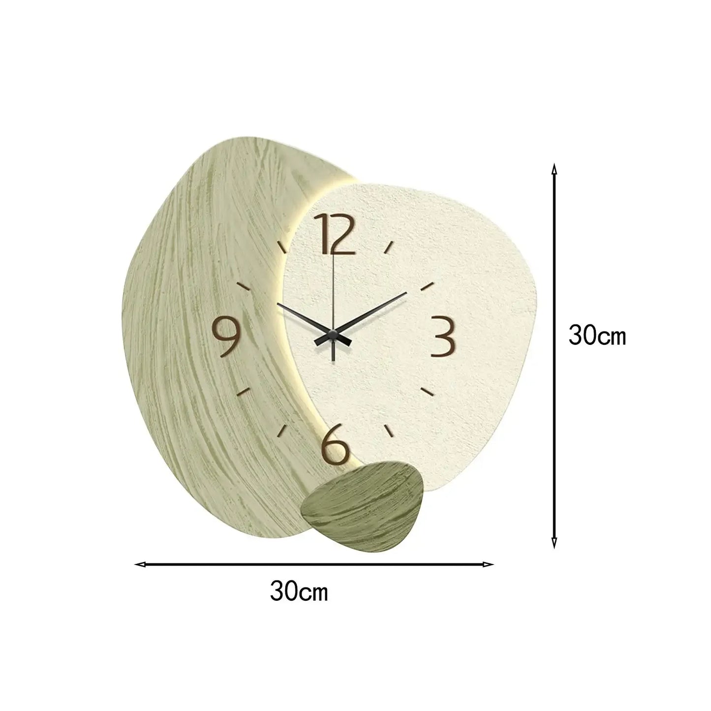 Horloge Murale Silencieuse 30 cm – Design Nordique & Élégant