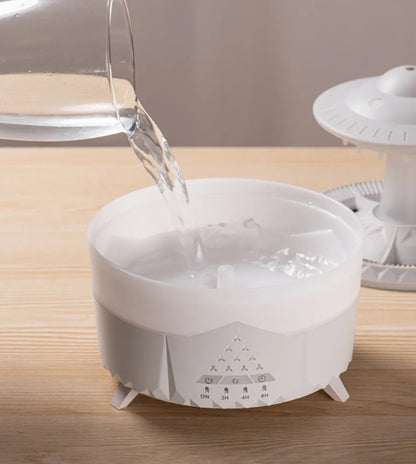 Diffuseur d'Huiles Essentielles & Humidificateur Raindrops – Ambiance Relaxante & Brume Apaisante