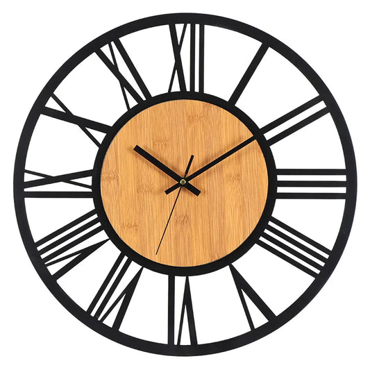 Horloge Murale Métal 40 cm – Style Antique & Élégance Européenne