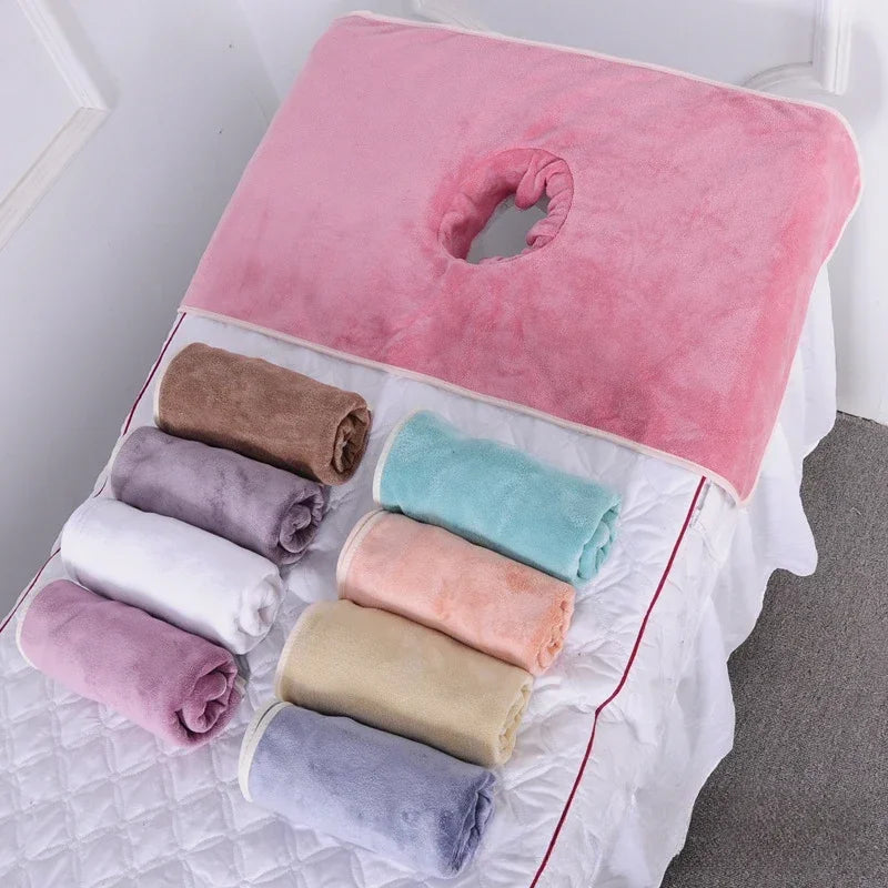 Drap de Table de Massage en Velours corail  – Confort & Hygiène