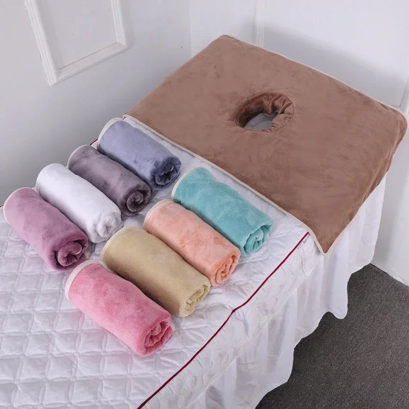 Drap de Table de Massage en Velours corail  – Confort & Hygiène