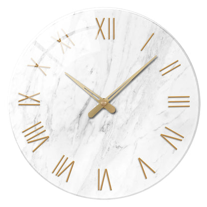 Horloge Murale en Verre 30 cm – Élégance & Modernité