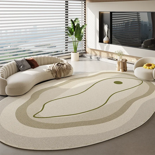 Tapis Moderne en Polyester – Confort, Élégance et Facilité d’Entretien