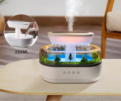 Humidificateur & Diffuseur d’Huiles Essentielles Raindrop – Relaxation et Bien-être